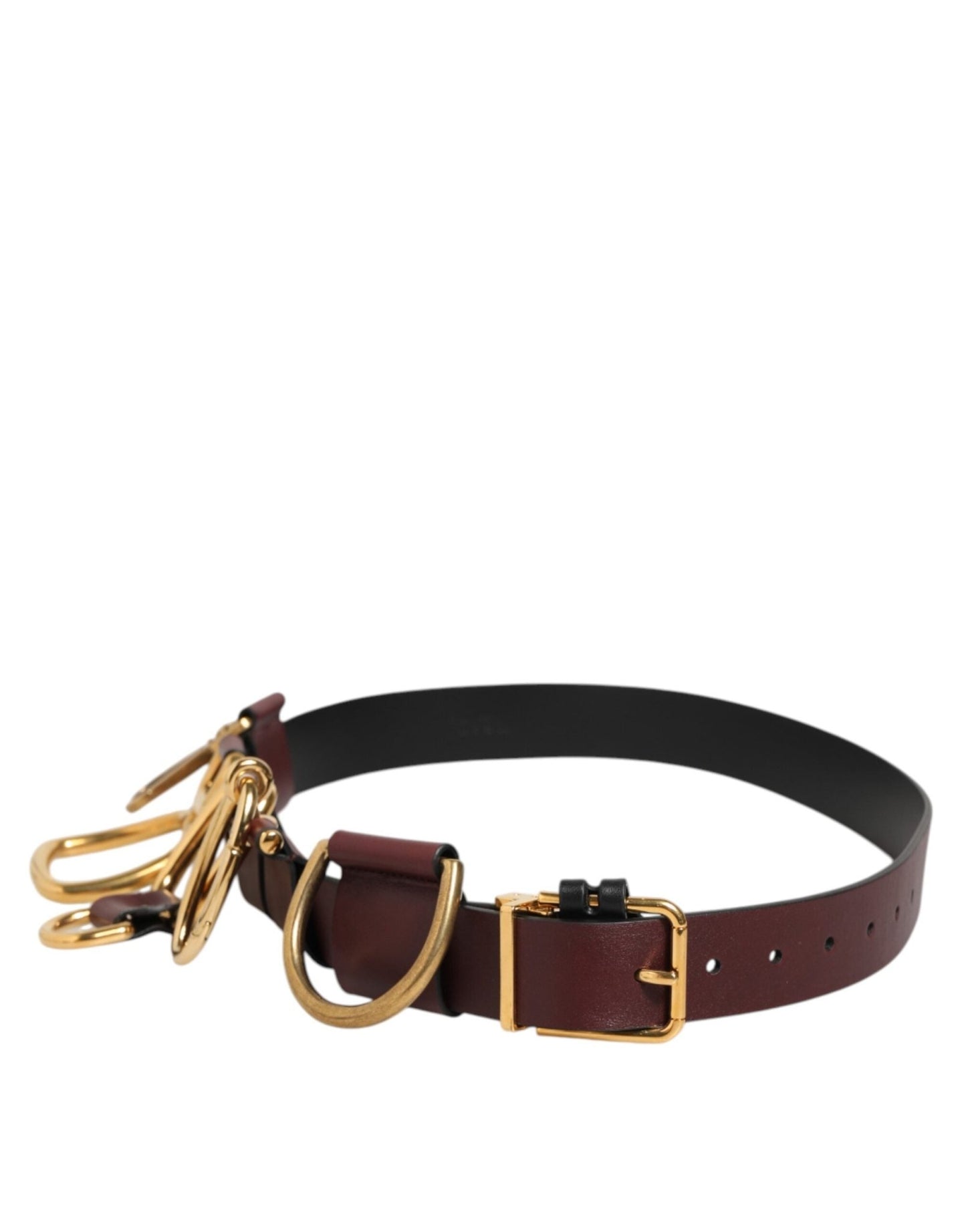 Dolce & Gabbana Brown Key Ring Clip Attachments Buckle Belt – 90 cm / 36 Inches par Dolce & Gabbana | Disponible sur Sandy Store ByNet