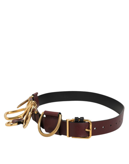 Dolce & Gabbana Brown Key Ring Clip Attachments Buckle Belt – 90 cm / 36 Inches par Dolce & Gabbana | Disponible sur Sandy Store ByNet