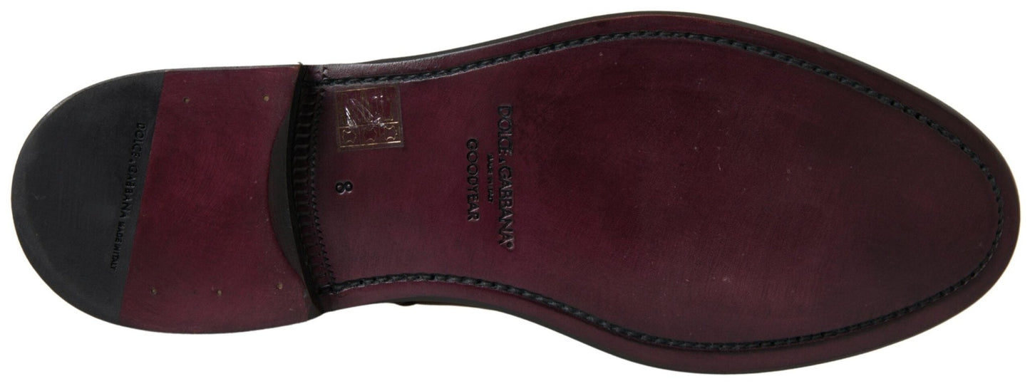 Dolce & Gabbana Brown Leather Chelsea Mens Boots Shoes – EU40/US7 par Dolce & Gabbana | Disponible sur Sandy Store ByNet