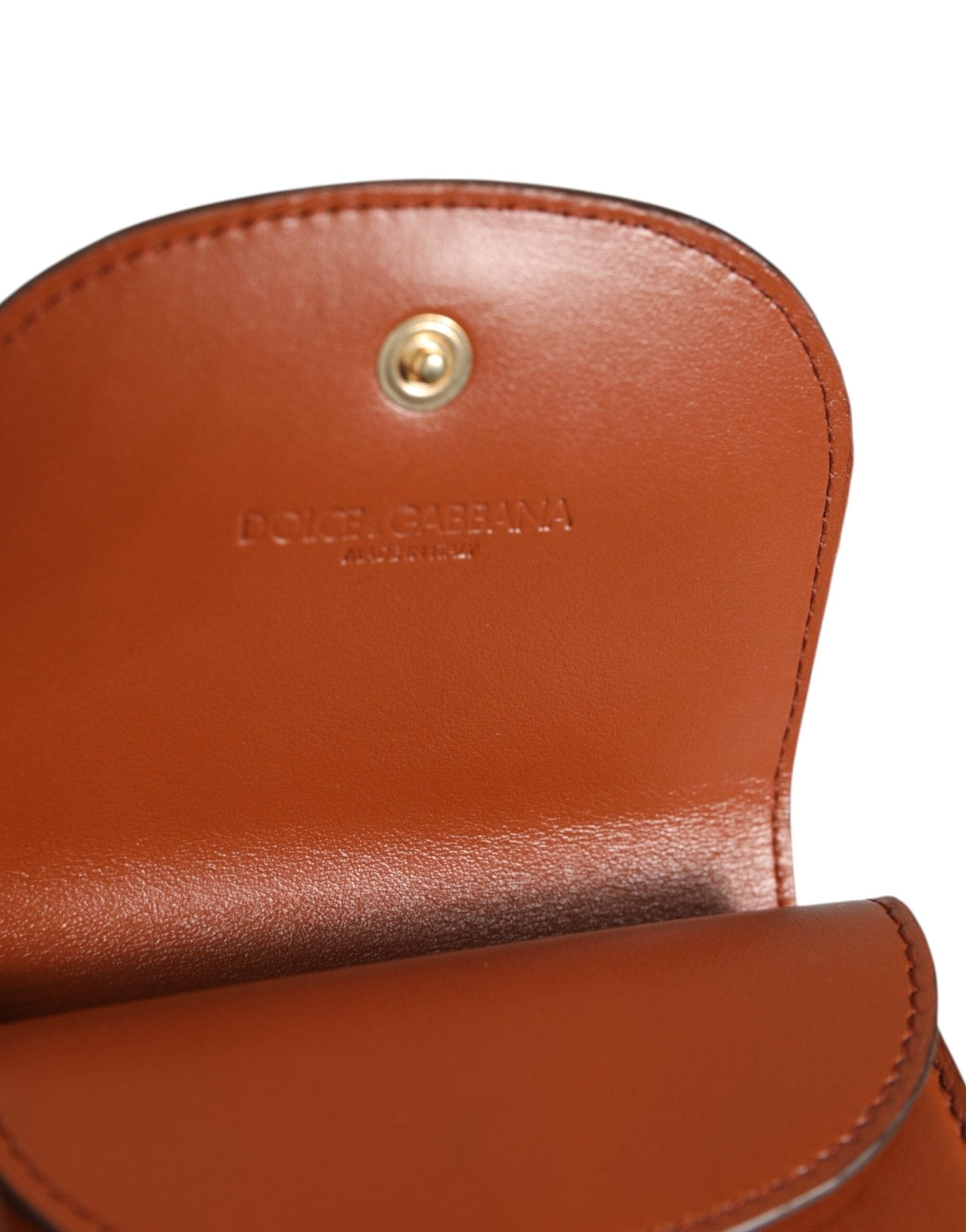 Dolce & Gabbana Brown Leopard Print Calf Leather Small Coin Purse Wallet – par Dolce & Gabbana | Disponible sur Sandy Store ByNet