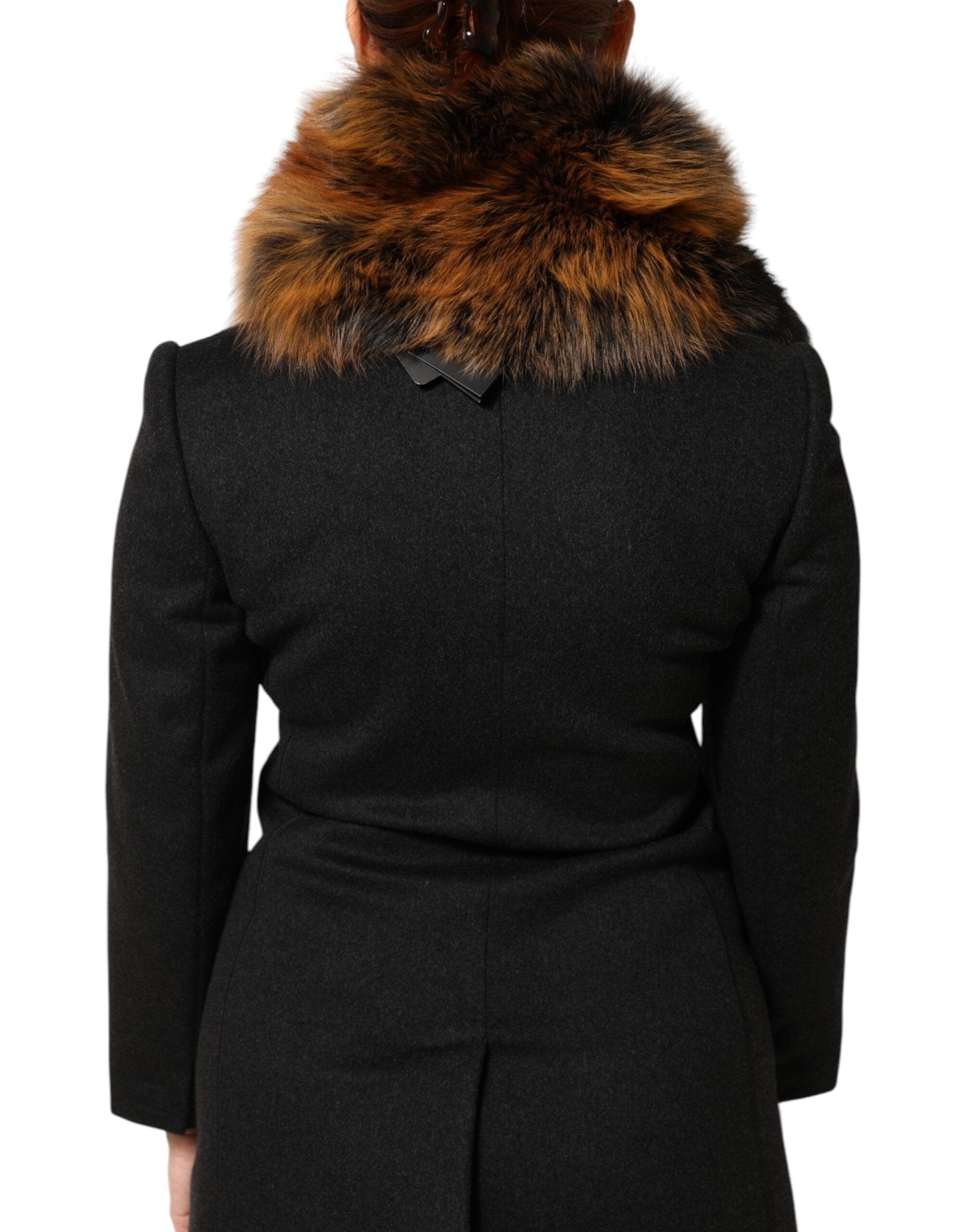 Dolce & Gabbana Brown Red Fox Fur Neck Cashmere Warmer Scarf – par Dolce & Gabbana | Disponible sur Sandy Store ByNet