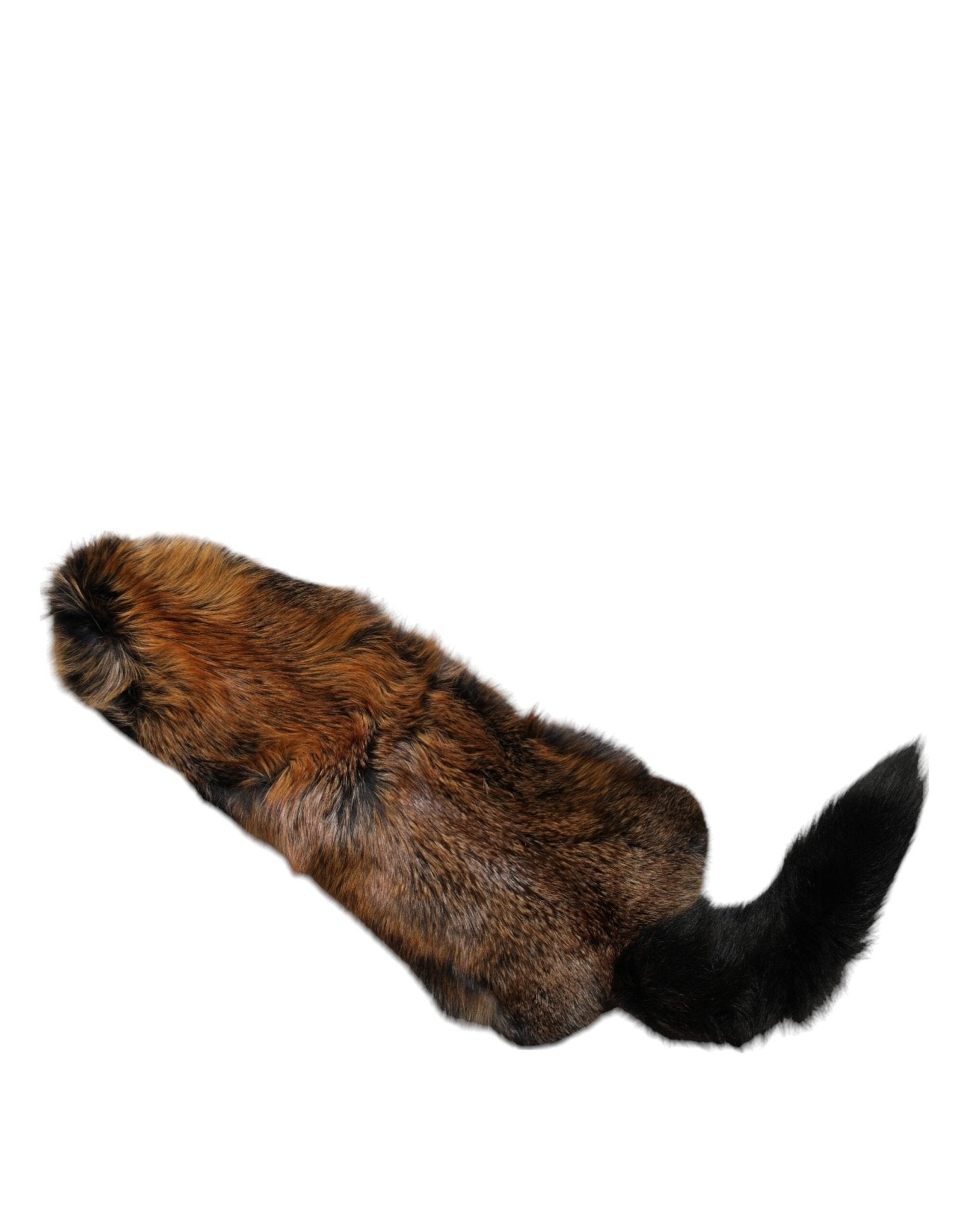 Dolce & Gabbana Brown Red Fox Fur Neck Warmer Winter Scarf - Sandy Store ByNet