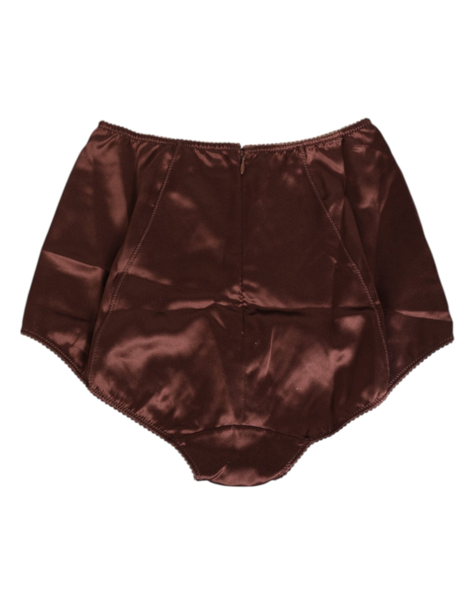 Dolce & Gabbana Brown Silk Stretch High Waist Girdle Underwear – IT2 | S par Dolce & Gabbana | Disponible sur Sandy Store ByNet
