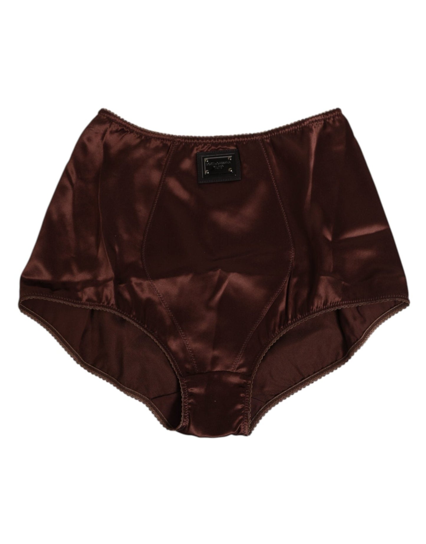 Dolce & Gabbana Brown Silk Stretch High Waist Girdle Underwear – IT2 | S par Dolce & Gabbana | Disponible sur Sandy Store ByNet