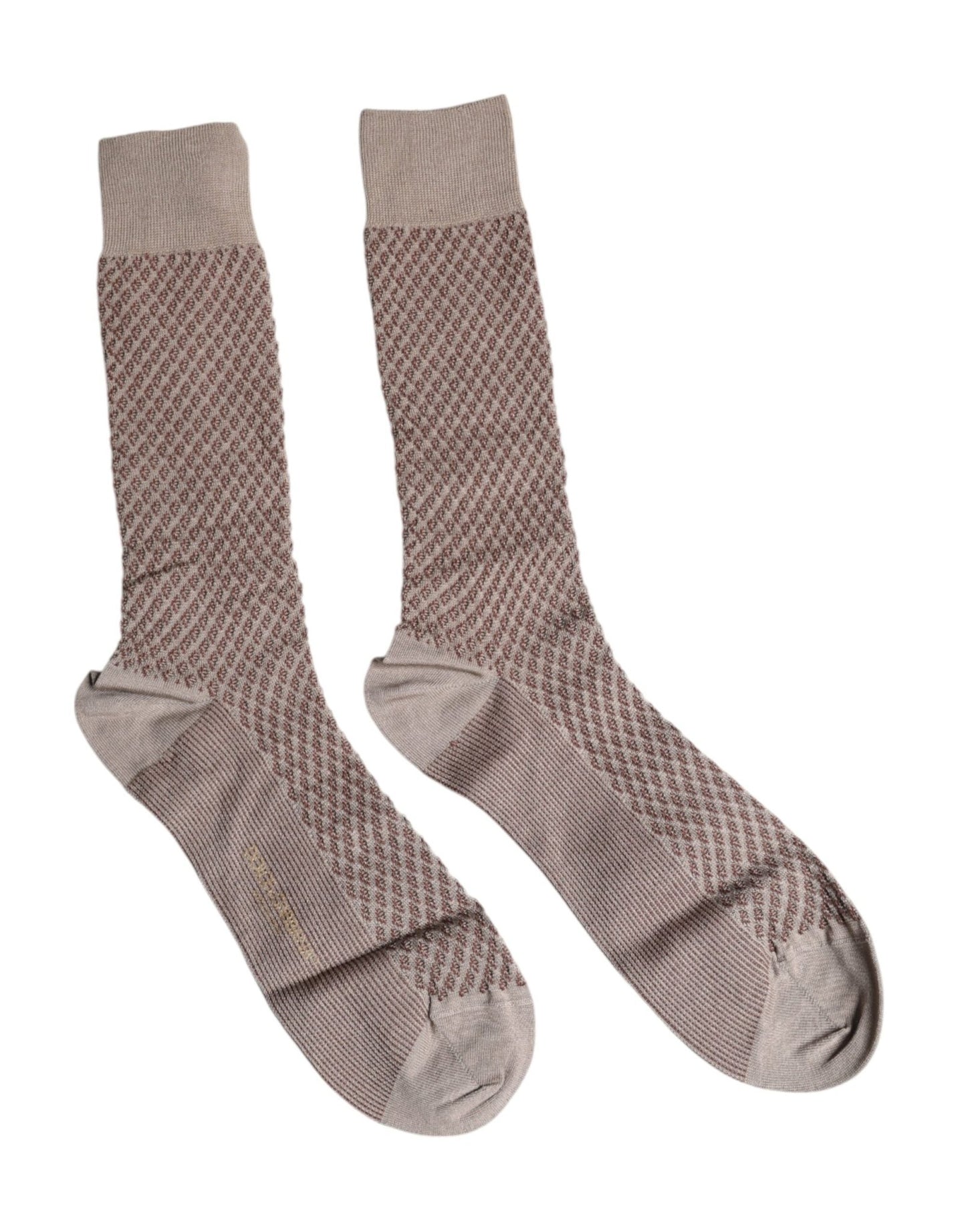 Dolce & Gabbana Brown Solid DG Logo Mid Calf Men Socks – L par Dolce & Gabbana | Disponible sur Sandy Store ByNet