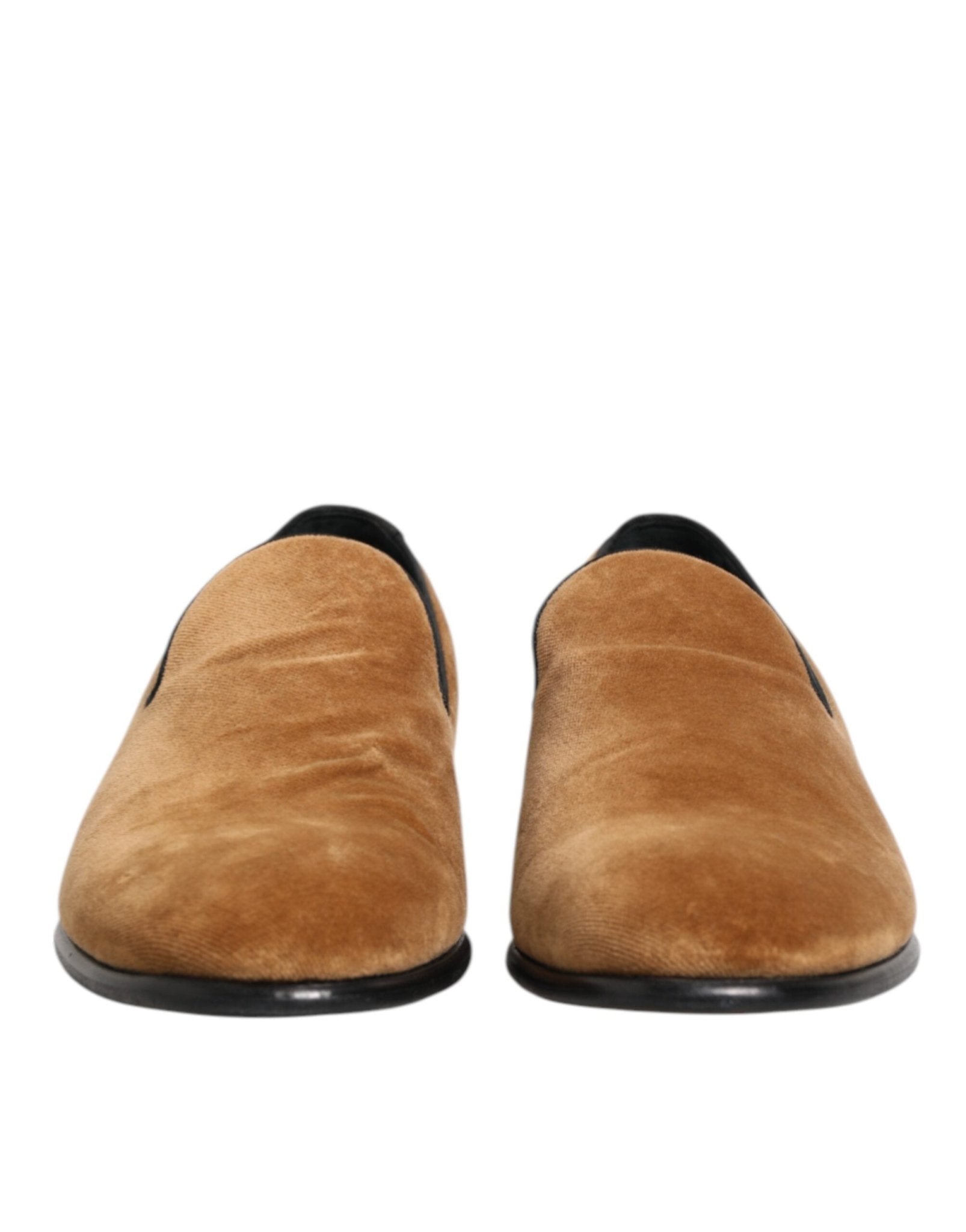 Dolce & Gabbana Brown Suede Slip On Men Loafers Formal Shoes – EU45/US12 par Dolce & Gabbana | Disponible sur Sandy Store ByNet