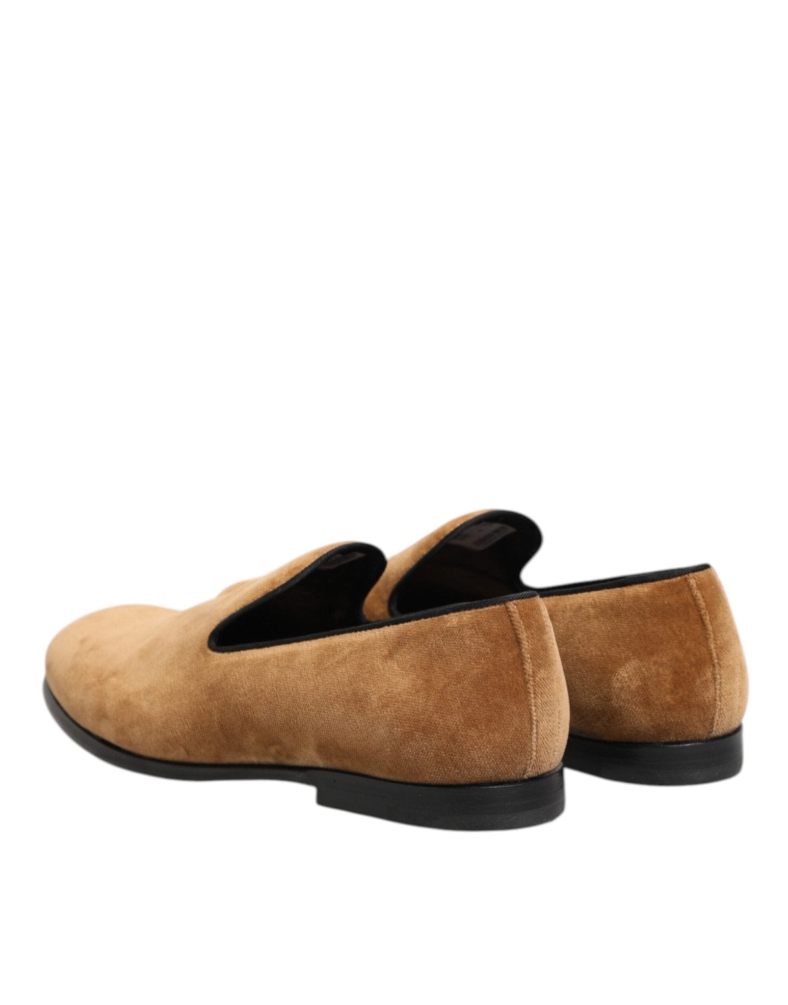 Dolce & Gabbana Brown Suede Slip On Men Loafers Formal Shoes – EU45/US12 par Dolce & Gabbana | Disponible sur Sandy Store ByNet