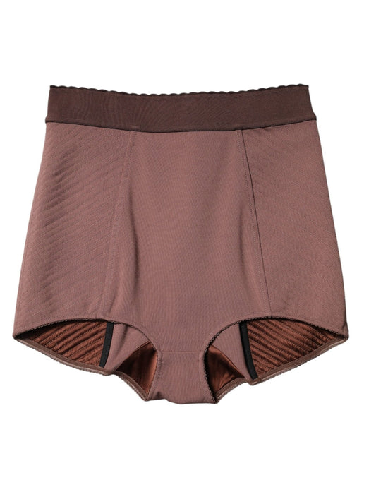 Dolce & Gabbana Brown Viscose High Waisted Hot Pants Shorts – IT40|S par Dolce & Gabbana | Disponible sur Sandy Store ByNet