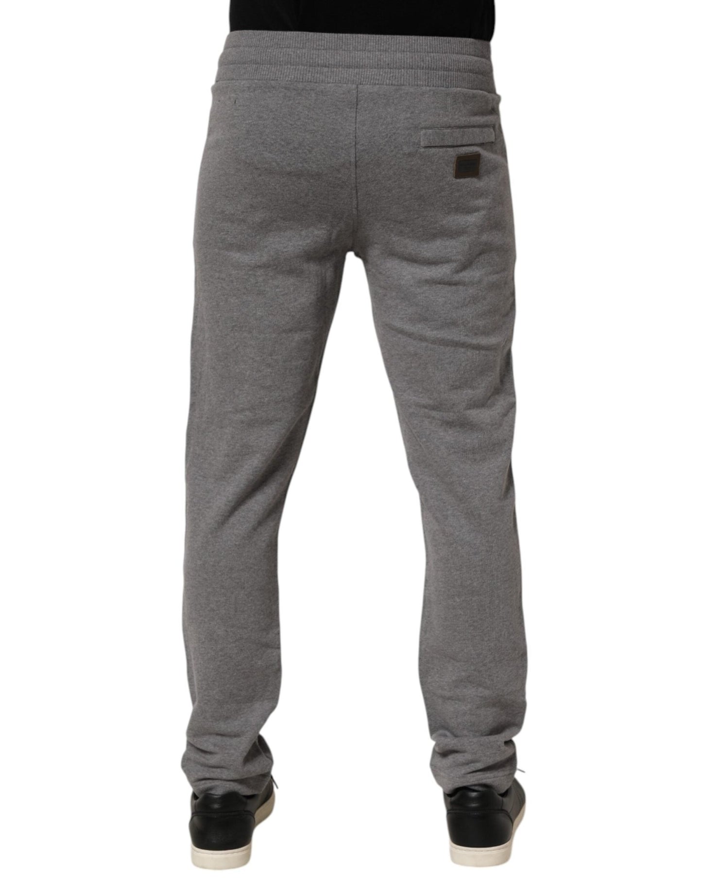Dolce & Gabbana Cotton Jogger Sweatpants Trouser Gray – IT44 | XS par Dolce & Gabbana | Disponible sur Sandy Store ByNet