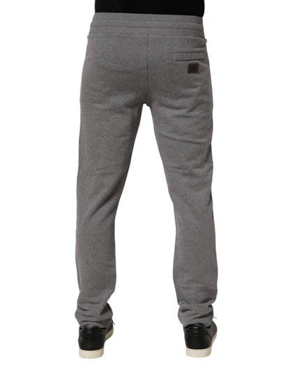 Dolce & Gabbana Cotton Jogger Sweatpants Trouser Gray – IT44 | XS par Dolce & Gabbana | Disponible sur Sandy Store ByNet
