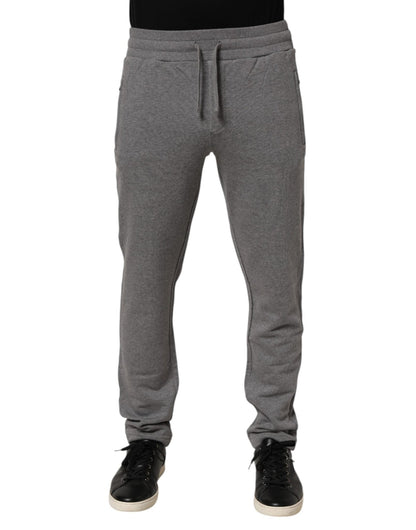 Dolce & Gabbana Cotton Jogger Sweatpants Trouser Gray – IT44 | XS par Dolce & Gabbana | Disponible sur Sandy Store ByNet