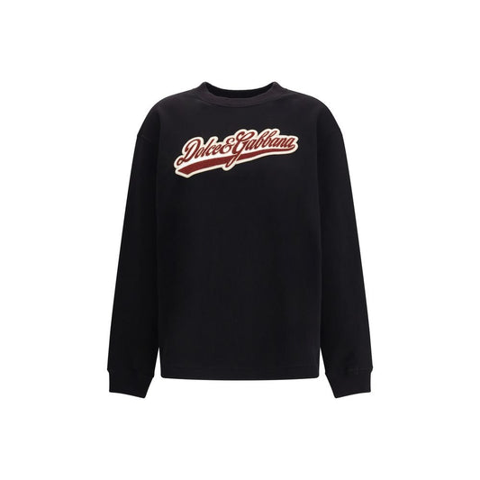 Dolce & Gabbana Cotton Sweatshirt with patch – IT40 | M par Dolce & Gabbana | Disponible sur Sandy Store ByNet