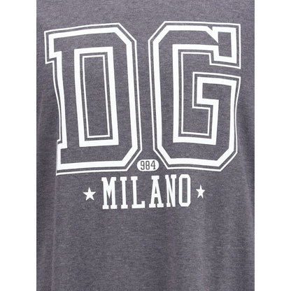 Dolce & Gabbana Cotton T-Shirt with logo print – IT46 | S par Dolce & Gabbana | Disponible sur Sandy Store ByNet