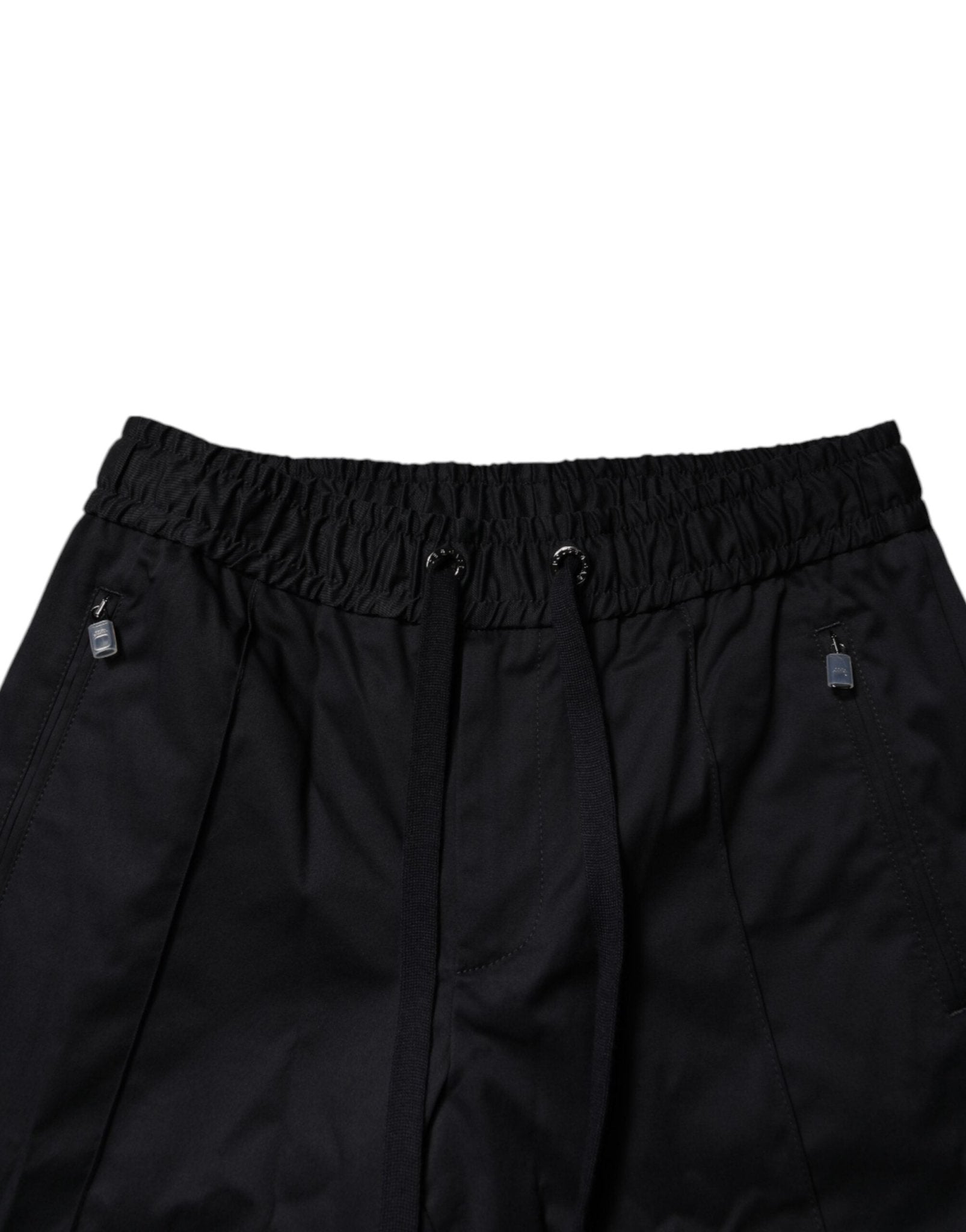Dolce & Gabbana Dark Blue Cotton Men Jogger Sweatpants Pants - Sandy Store ByNet