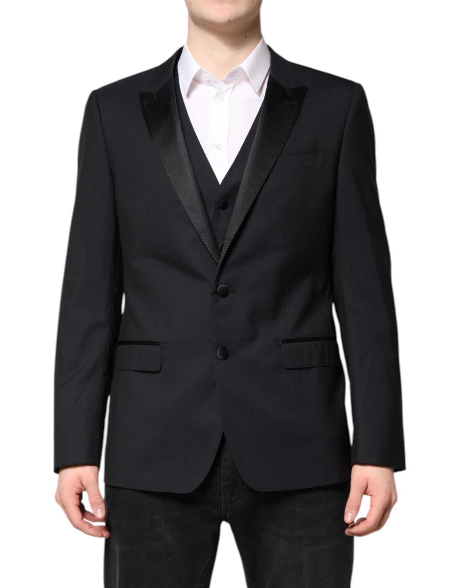 Dolce & Gabbana Dark Blue MARTINI Wool Suit 2 Piece Jacket – IT50 | L par Dolce & Gabbana | Disponible sur Sandy Store ByNet