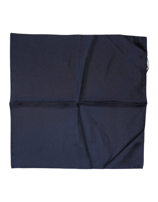 Dolce & Gabbana Dark Blue Silk Square Men Foulard Scarf – par Dolce & Gabbana | Disponible sur Sandy Store ByNet
