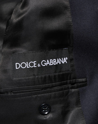 Dolce & Gabbana Dark Blue Wool Men Jacket Coat Blazer Suit – IT50 | L par Dolce & Gabbana | Disponible sur Sandy Store ByNet