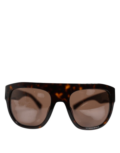 Dolce & Gabbana Dark Brown Havana DG4398F Square Frame Eyewear Sunglasses – par Dolce & Gabbana | Disponible sur Sandy Store ByNet