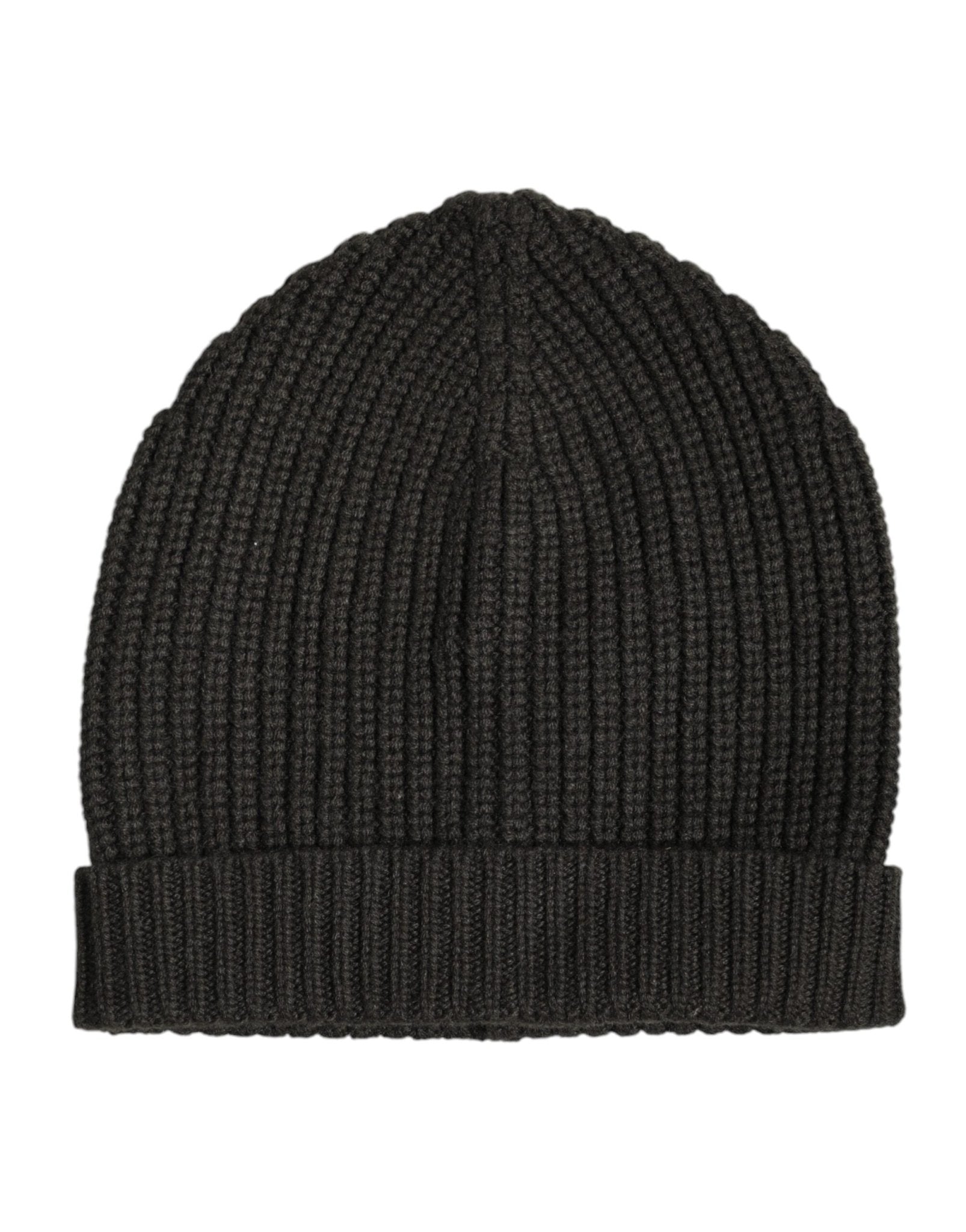 Dolce & Gabbana Dark Gray Cashmere Knit Winter Beanie Hat – par Dolce & Gabbana | Disponible sur Sandy Store ByNet