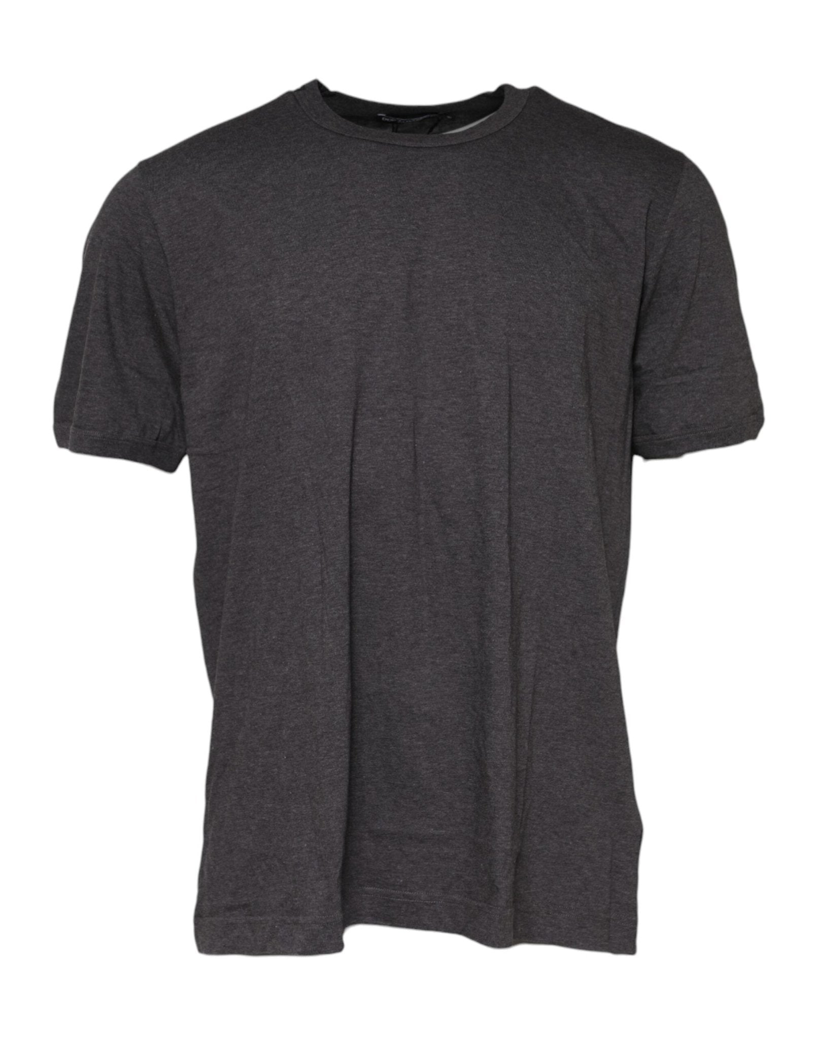 Dolce & Gabbana Dark Gray Crew Neck Short Sleeves T-shirt – IT60 | 3XL par Dolce & Gabbana | Disponible sur Sandy Store ByNet