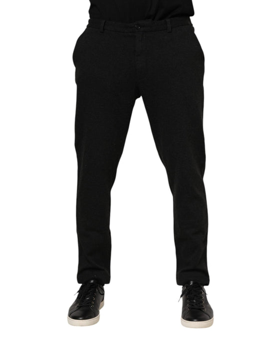 Dolce & Gabbana Dark Gray Viscose Dress Men Pants – IT56 | XXL par Dolce & Gabbana | Disponible sur Sandy Store ByNet