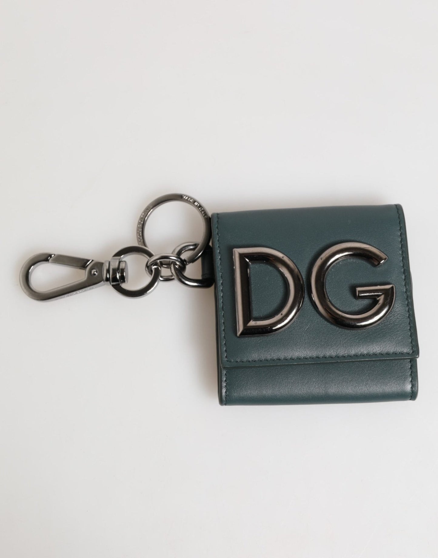Dolce & Gabbana Dark Green Leather DG Logo Coin Purse Bag Charm Wallet – par Dolce & Gabbana | Disponible sur Sandy Store ByNet