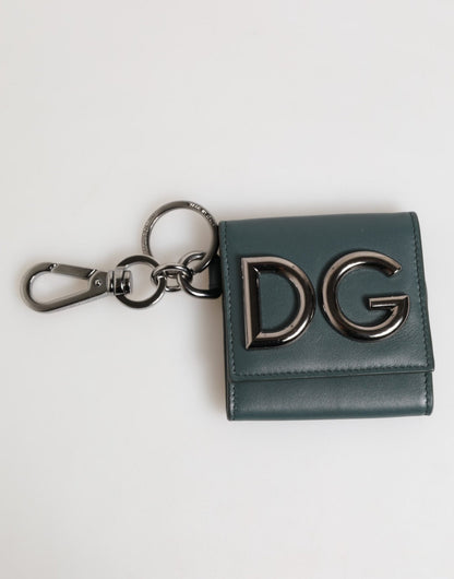 Dolce & Gabbana Dark Green Leather DG Logo Coin Purse Bag Charm Wallet – par Dolce & Gabbana | Disponible sur Sandy Store ByNet