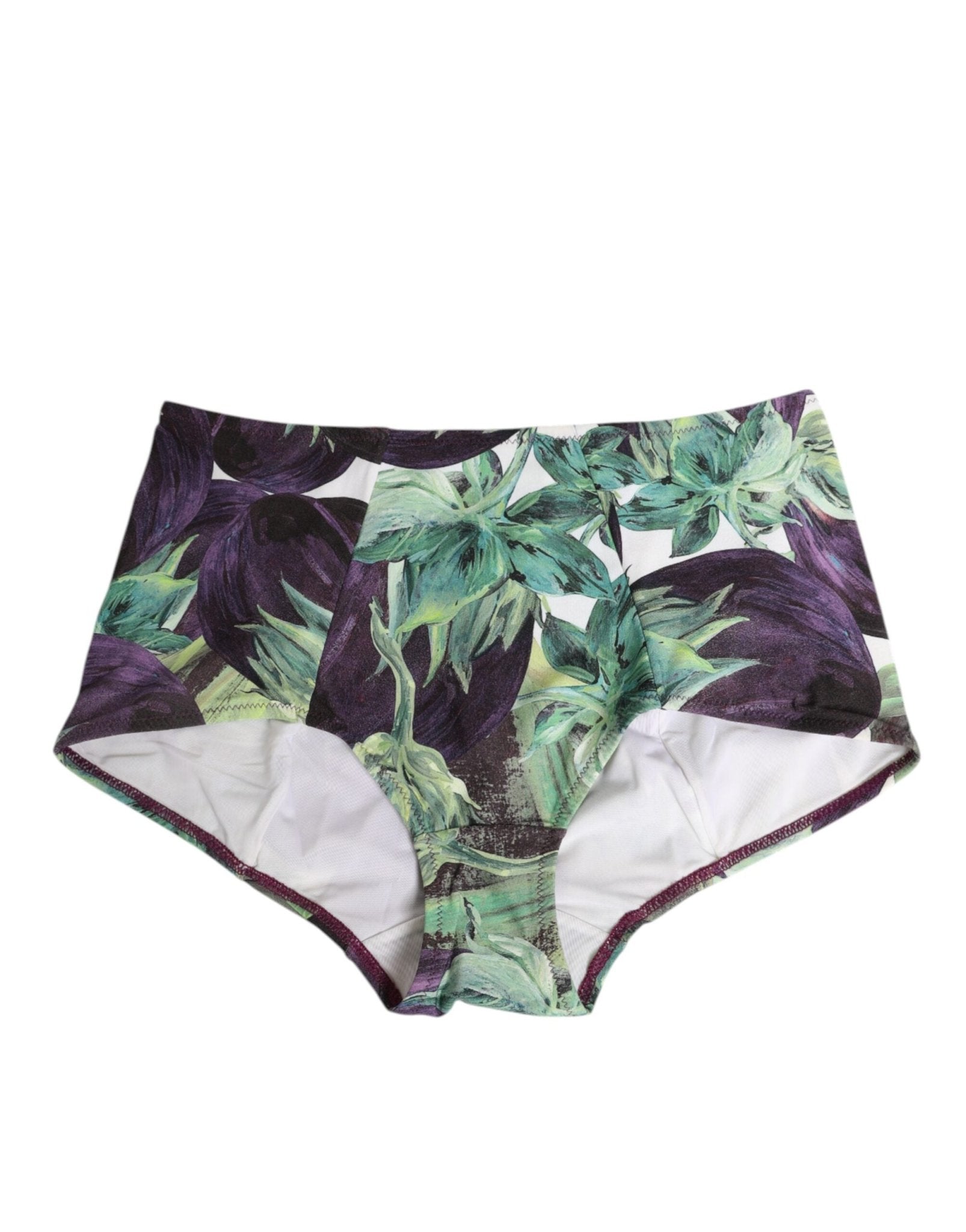 Dolce & Gabbana Eggplant Print High - Waist Briefs Underwear – IT2 | S par Dolce & Gabbana | Disponible sur Sandy Store ByNet