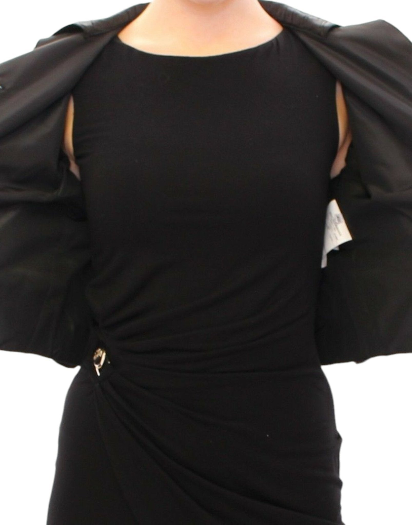 Dolce & Gabbana Elegant Black Bolero Shrug Jacket - Sandy Store ByNet