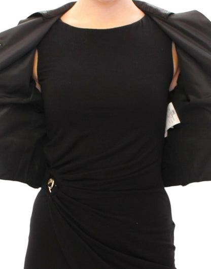 Dolce & Gabbana Elegant Black Bolero Shrug Jacket - Sandy Store ByNet