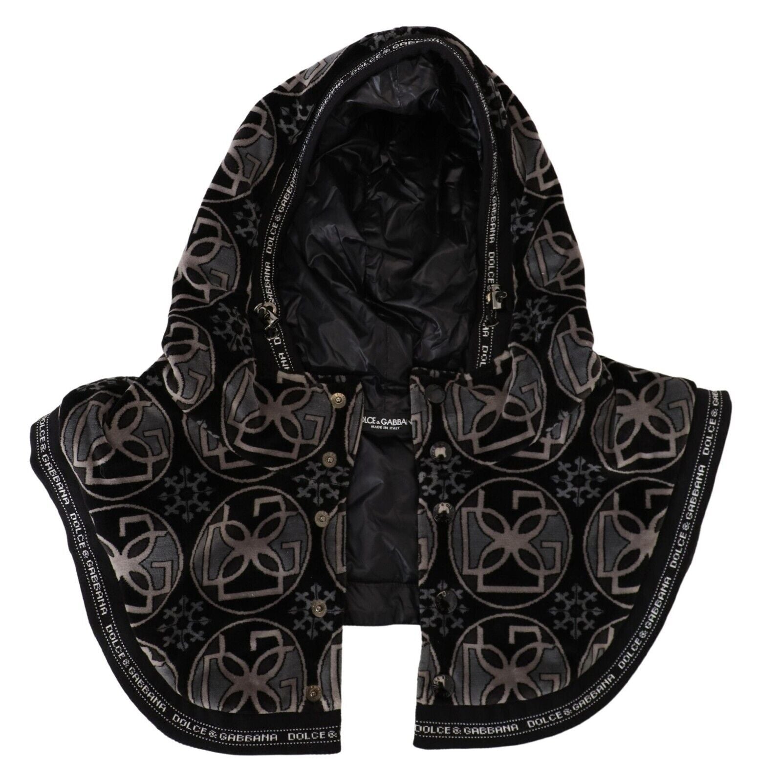 Dolce & Gabbana Elegant Black Cotton Blend Head Wrap Hat - Sandy Store ByNet