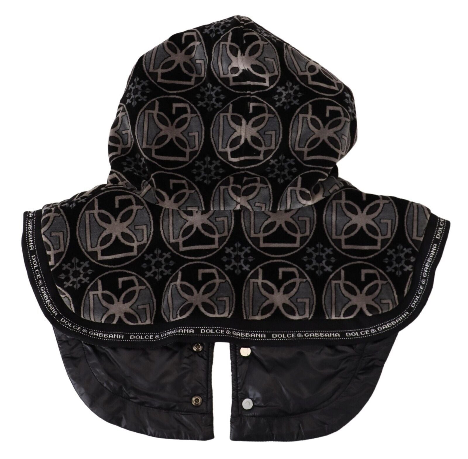 Dolce & Gabbana Elegant Black Cotton Blend Head Wrap Hat - Sandy Store ByNet