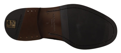 Dolce & Gabbana Elegant Black Derby Dress Shoes - Sandy Store ByNet