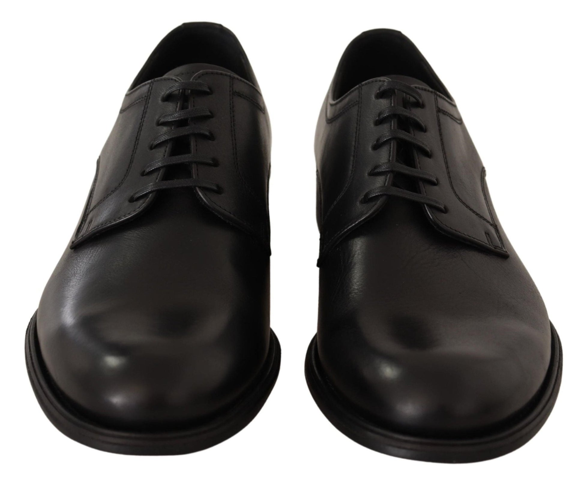 Dolce & Gabbana Elegant Black Derby Formal Shoes - Sandy Store ByNet