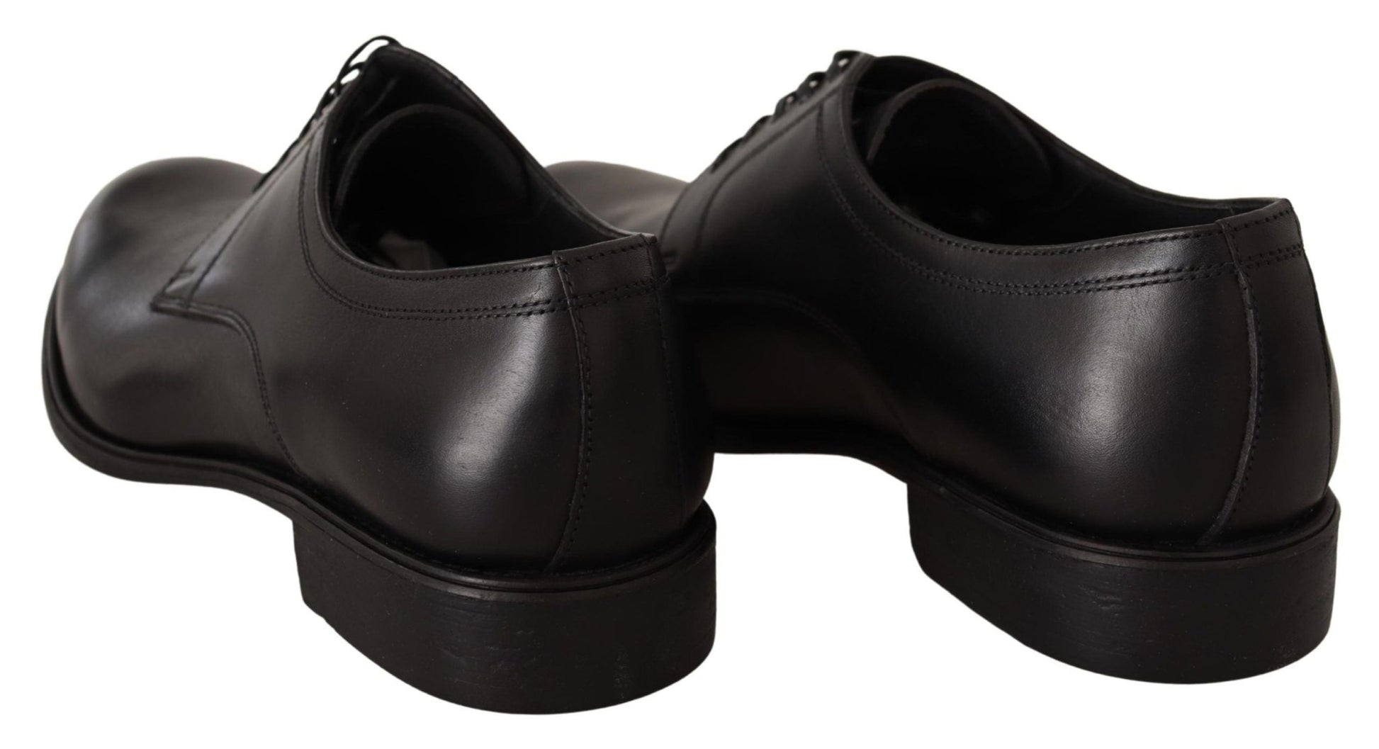 Dolce & Gabbana Elegant Black Derby Formal Shoes - Sandy Store ByNet