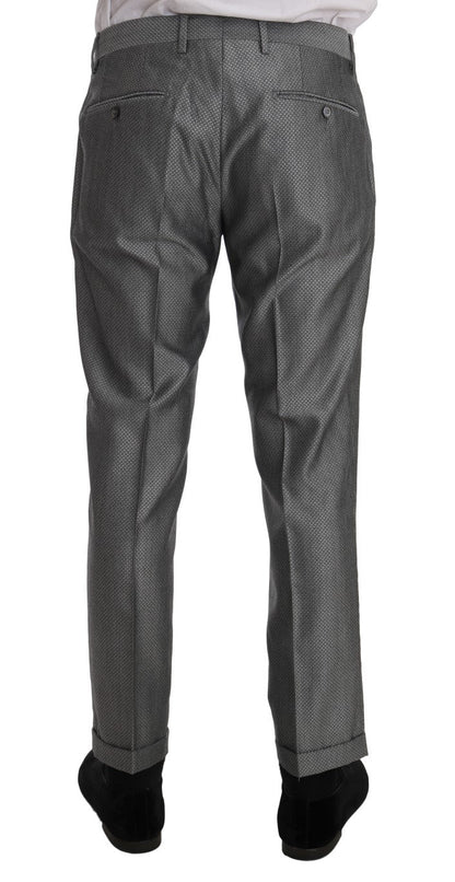Dolce & Gabbana Elegant Black Double - Breasted Suit - Sandy Store ByNet