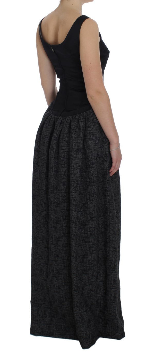 Dolce & Gabbana Elegant Black Full - Length Sheath Dress - Sandy Store ByNet
