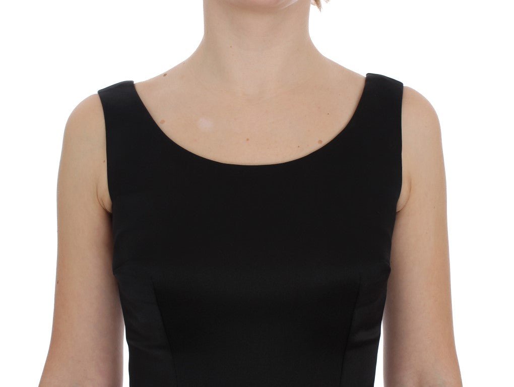 Dolce & Gabbana Elegant Black Full - Length Sheath Dress - Sandy Store ByNet