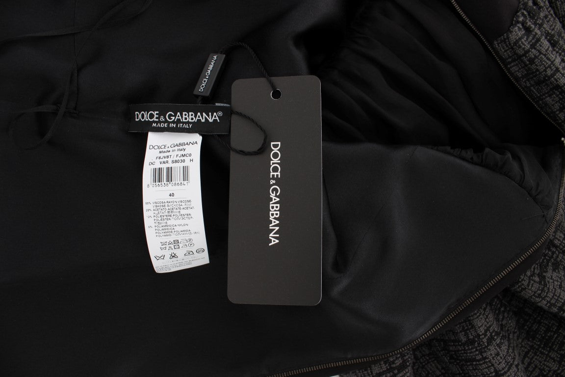 Dolce & Gabbana Elegant Black Full - Length Sheath Dress - Sandy Store ByNet