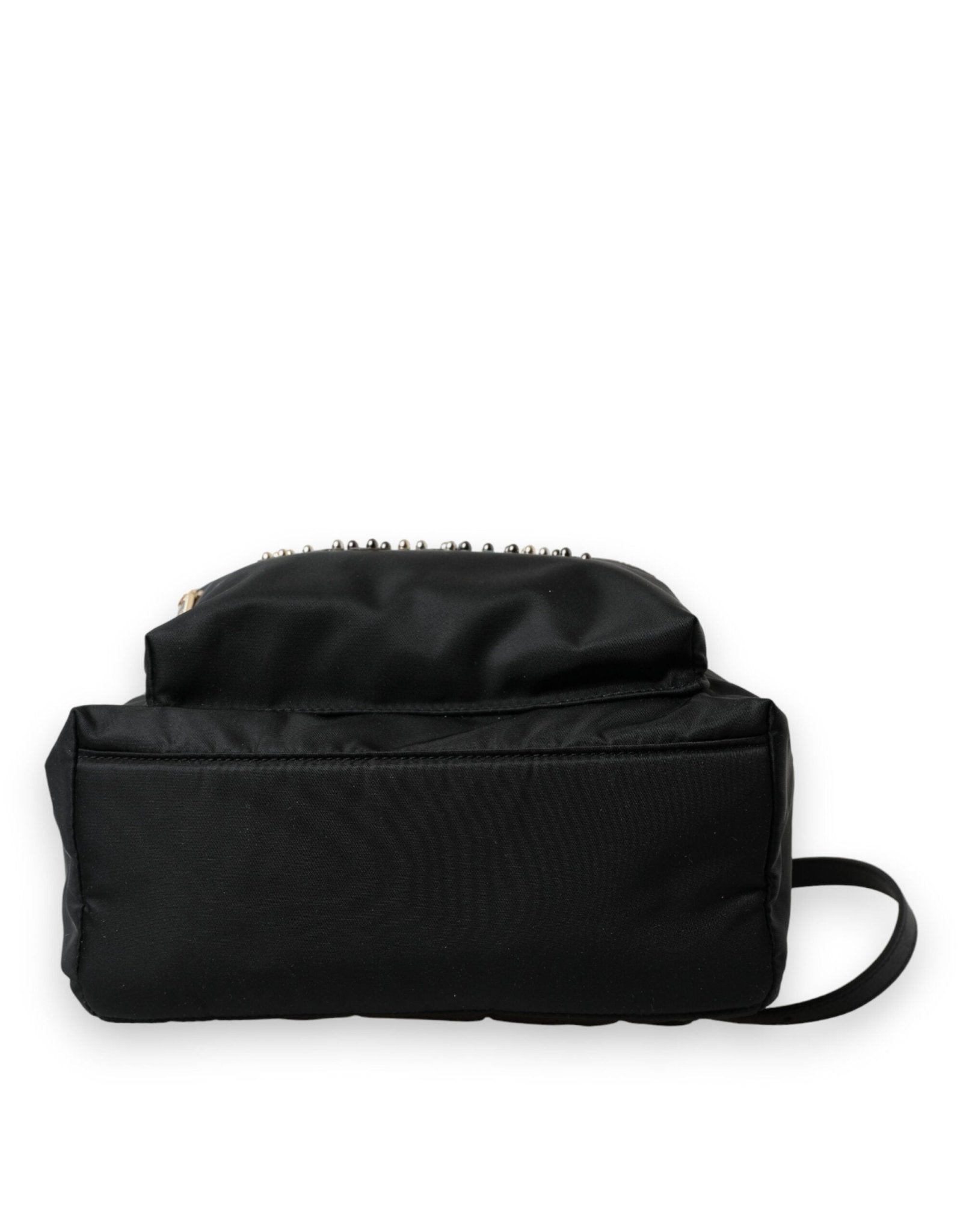 Dolce & Gabbana Elegant Black Gold Detail Backpack - Sandy Store ByNet