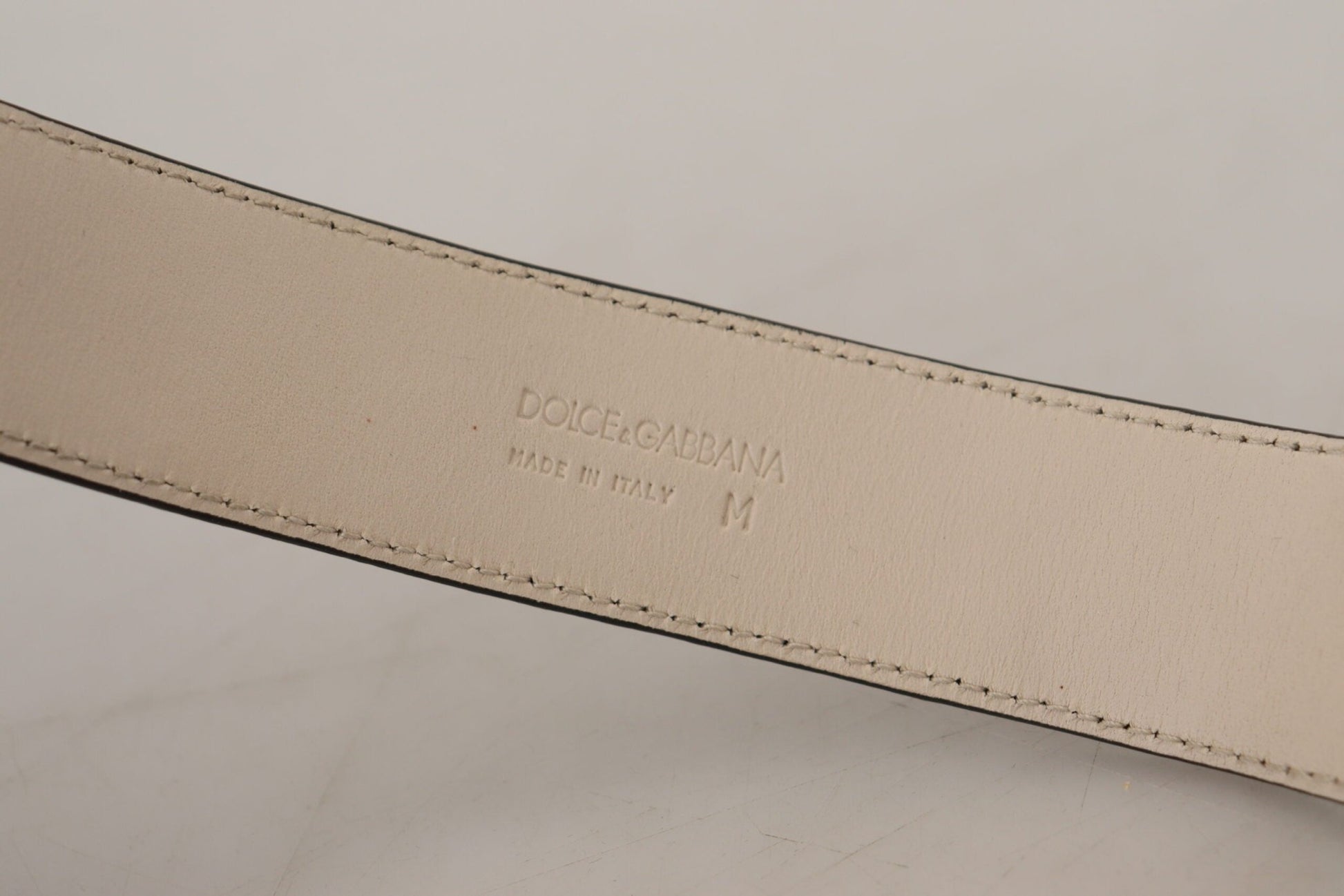 Dolce & Gabbana Elegant Black Leather Gold Detail Bracelet - Sandy Store ByNet