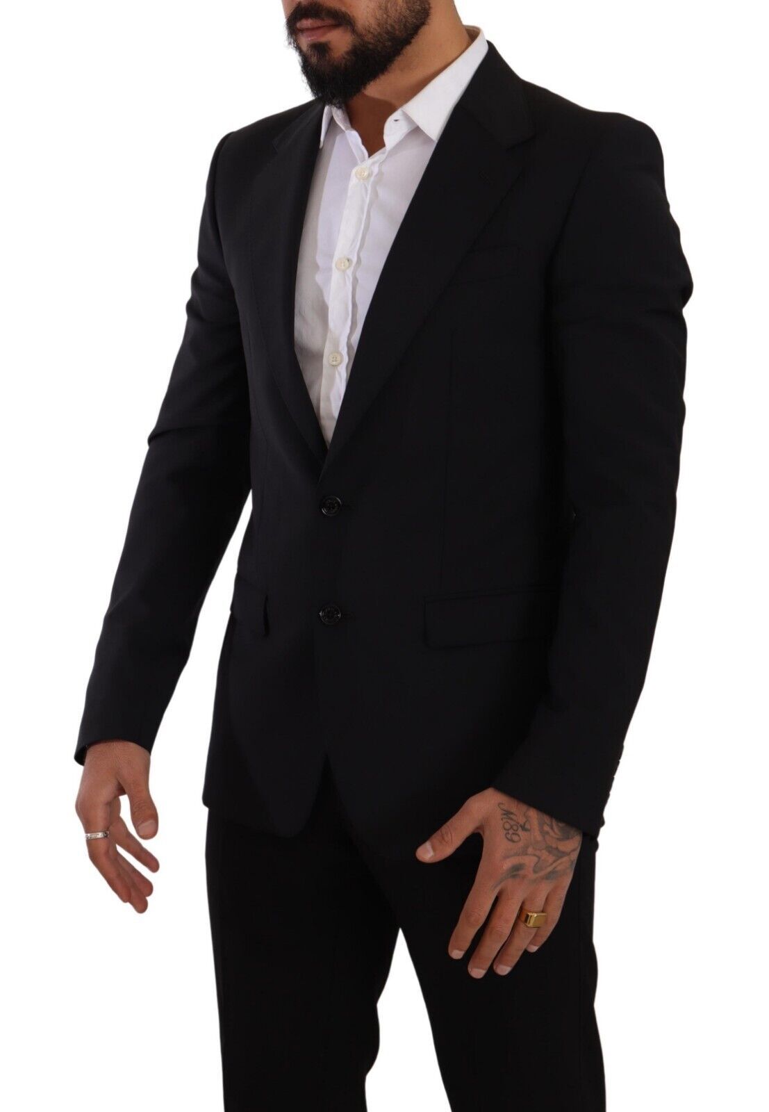 Dolce & Gabbana Elegant Black Martini Slim Fit Blazer and Vest - Sandy Store ByNet