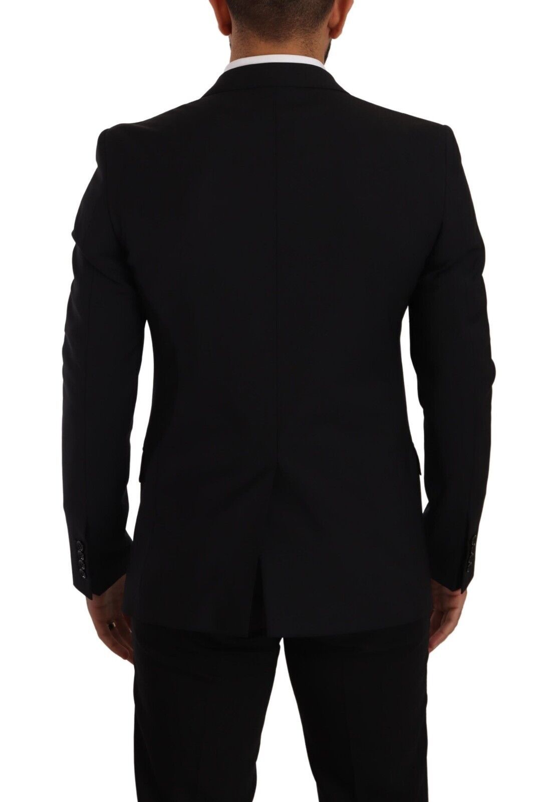 Dolce & Gabbana Elegant Black Martini Slim Fit Blazer and Vest - Sandy Store ByNet