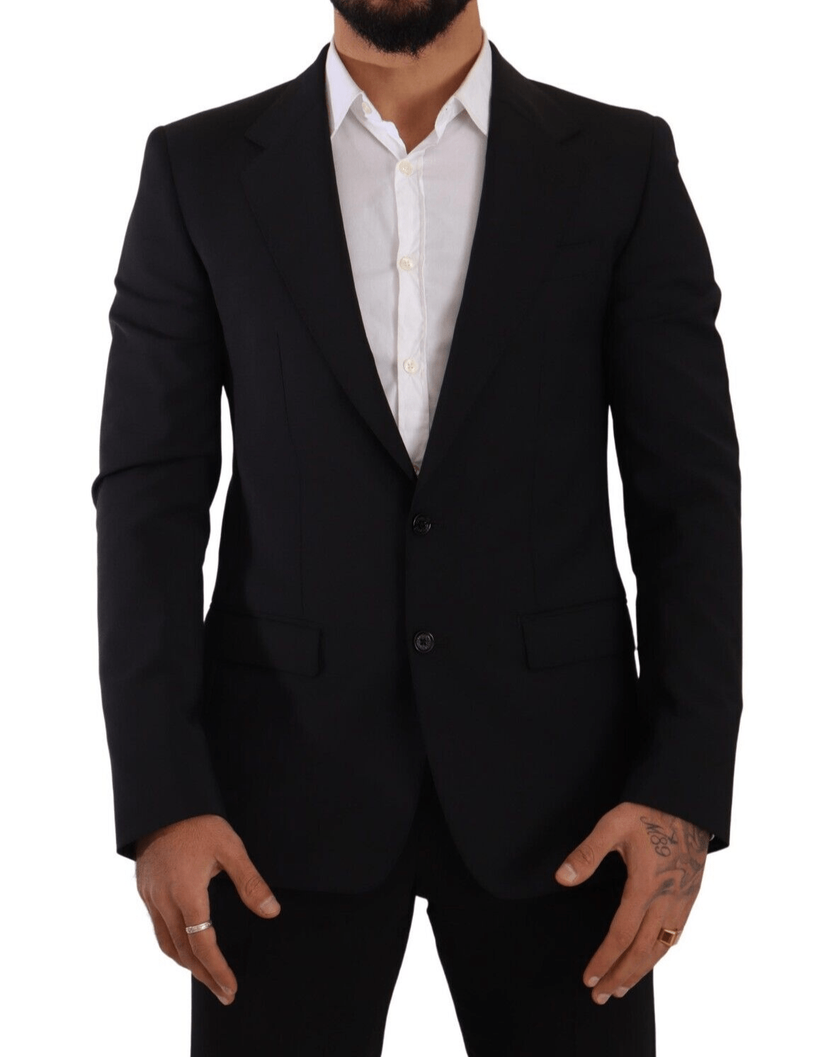 Dolce & Gabbana Elegant Black Martini Slim Fit Blazer and Vest - Sandy Store ByNet