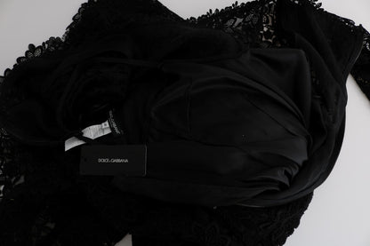 Dolce & Gabbana Elegant Black Sheath Dress with Silk Lining - Sandy Store ByNet
