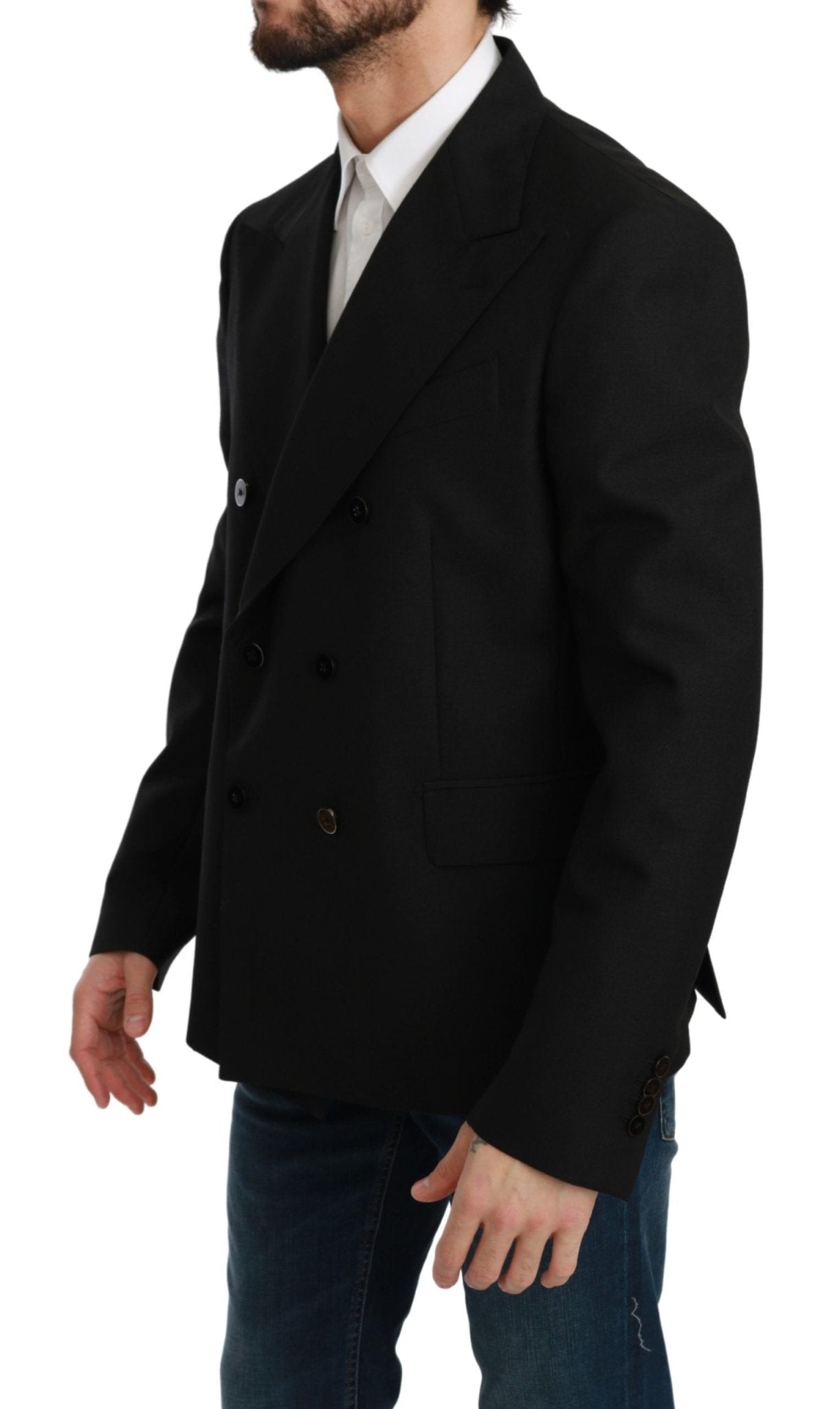 Dolce & Gabbana Elegant Black Slim Fit Formal Blazer - Sandy Store ByNet