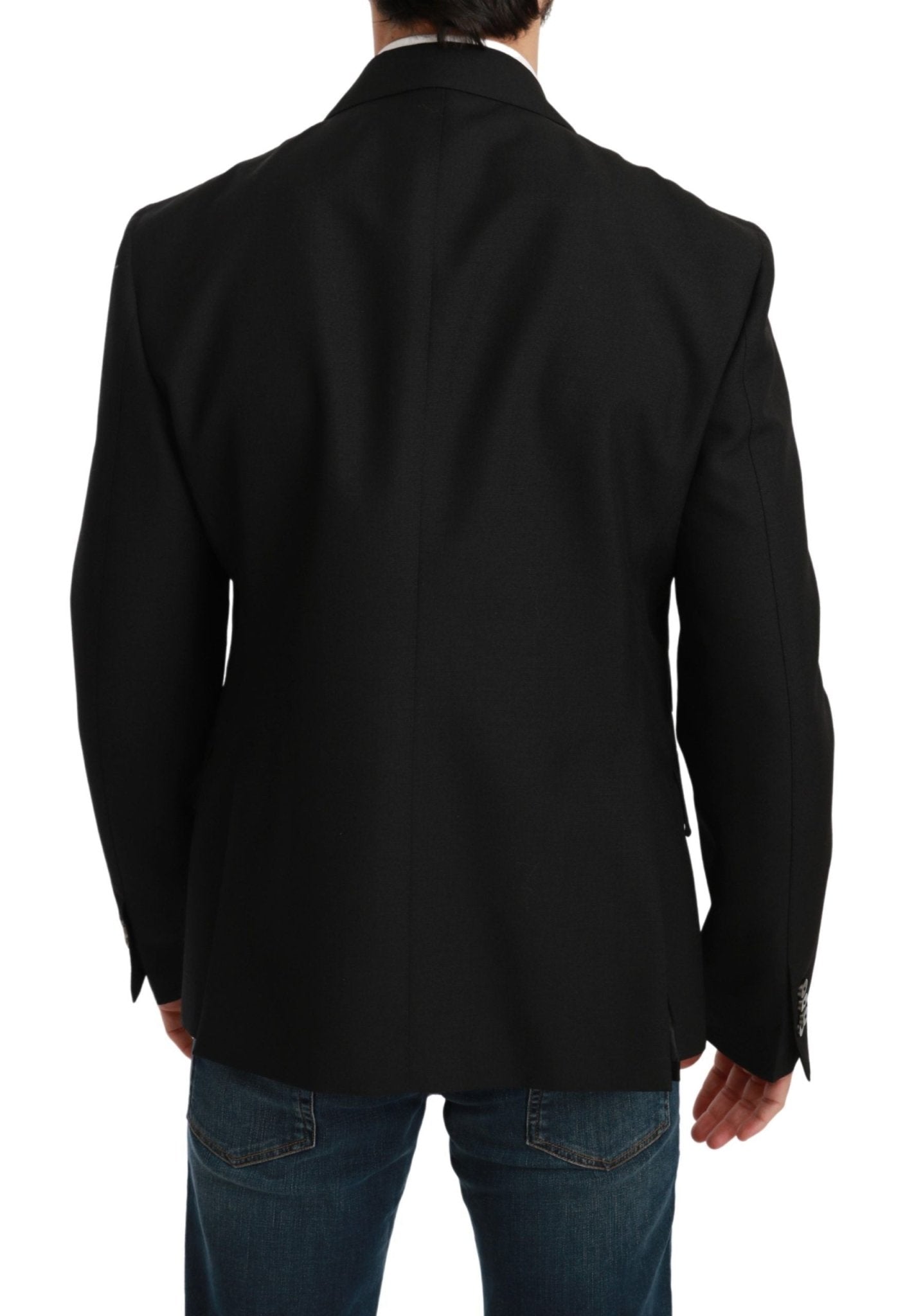Dolce & Gabbana Elegant Black Slim Fit Formal Blazer - Sandy Store ByNet