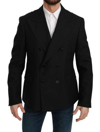 Dolce & Gabbana Elegant Black Slim Fit Formal Blazer - Sandy Store ByNet