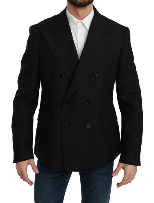 Dolce & Gabbana Elegant Black Slim Fit Formal Blazer - Sandy Store ByNet