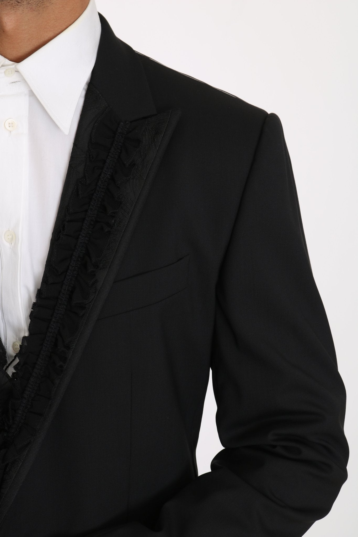 Dolce & Gabbana Elegant Black Slim Fit Martini Blazer Jacket - Sandy Store ByNet